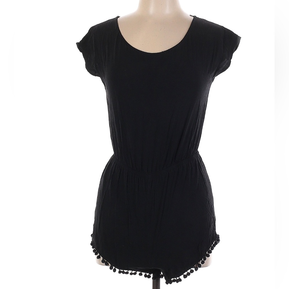 Mimi Chica Pom Trim Romper Size-Small